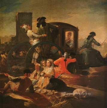Francisco goya Painting - El vendedor de cerámica Romántico moderno Francisco Goya